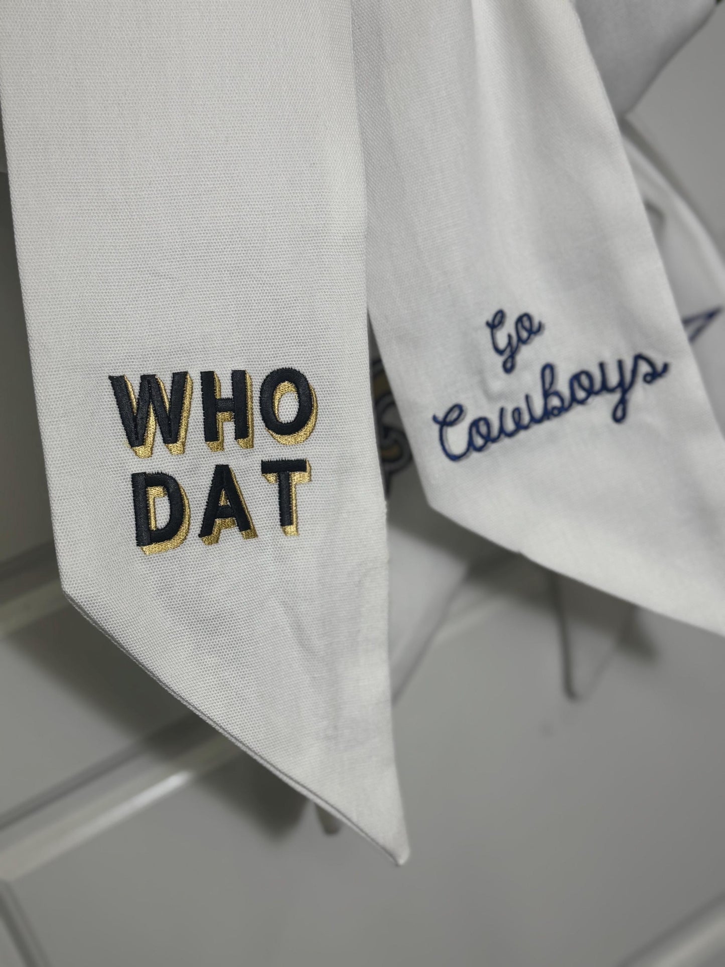 Team Spirit Wreath Sash - Game Day Door Decor