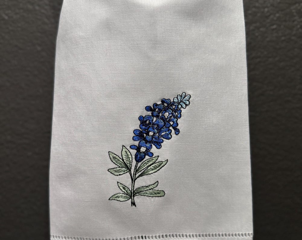 Embroidered Guest Towel